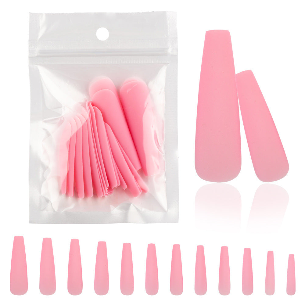 Wholesale Matte Extended Plastic Nail Stickers
